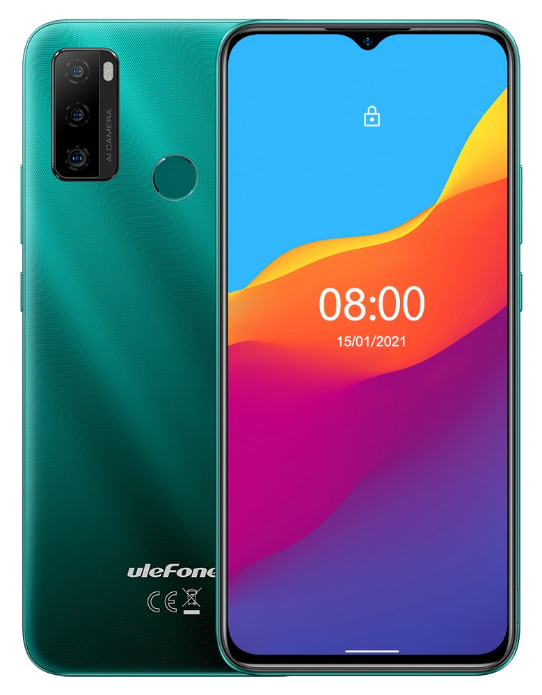 Уценка - Смартфон Ulefone Note 10 2/32Gb Aurora Green - Фото 1