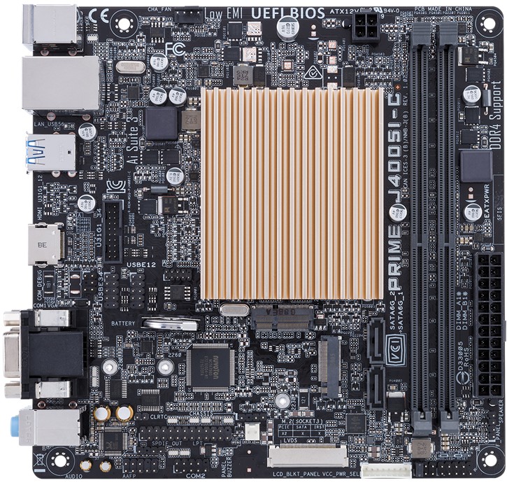 Материнская плата Asus PRIME J4005I-C - Фото 1
