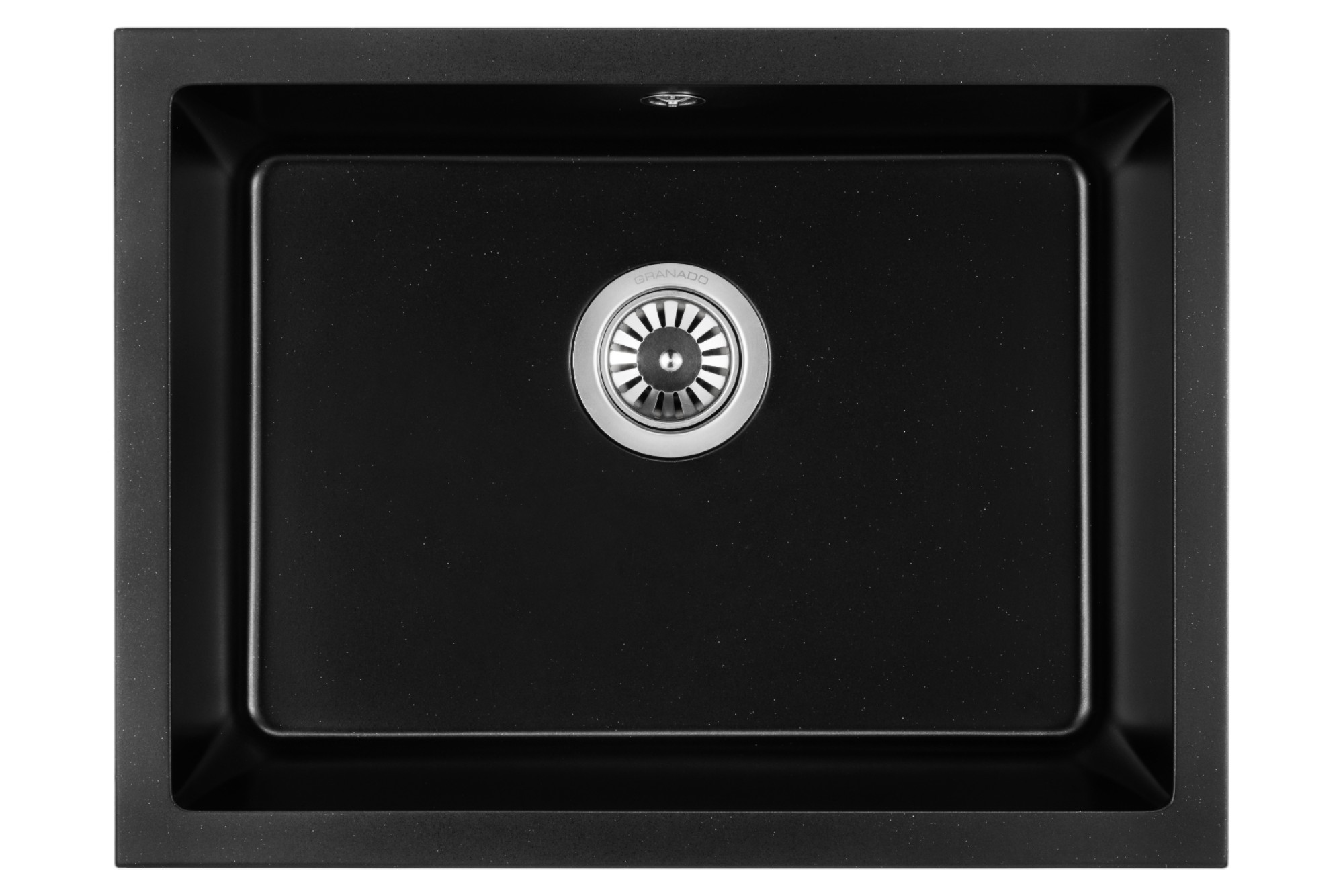Мойка кухонная GRANADO Under top L black shine - Фото 1