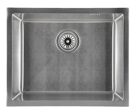 Мойка кухонная GRANADO Under top max STEEL S201 black Textures - Фото 1