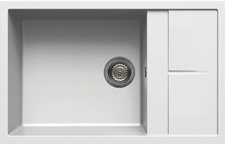 Мийка кухонна Elleci Unico 310 bianco 68 - Фото 1