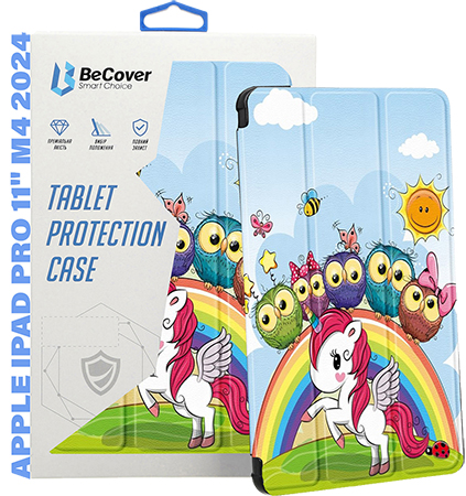 Чехол для планшета BeCover Smart Case for Apple iPad Pro 11'' M4 2024 Friends Unicorn (711635) - Фото 1
