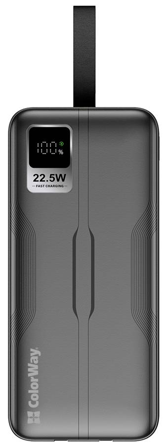 Батарея мобильная Colorway Digital Display 50000mAh Black (CW-PB500LPC5BK-PDD) - Фото 1
