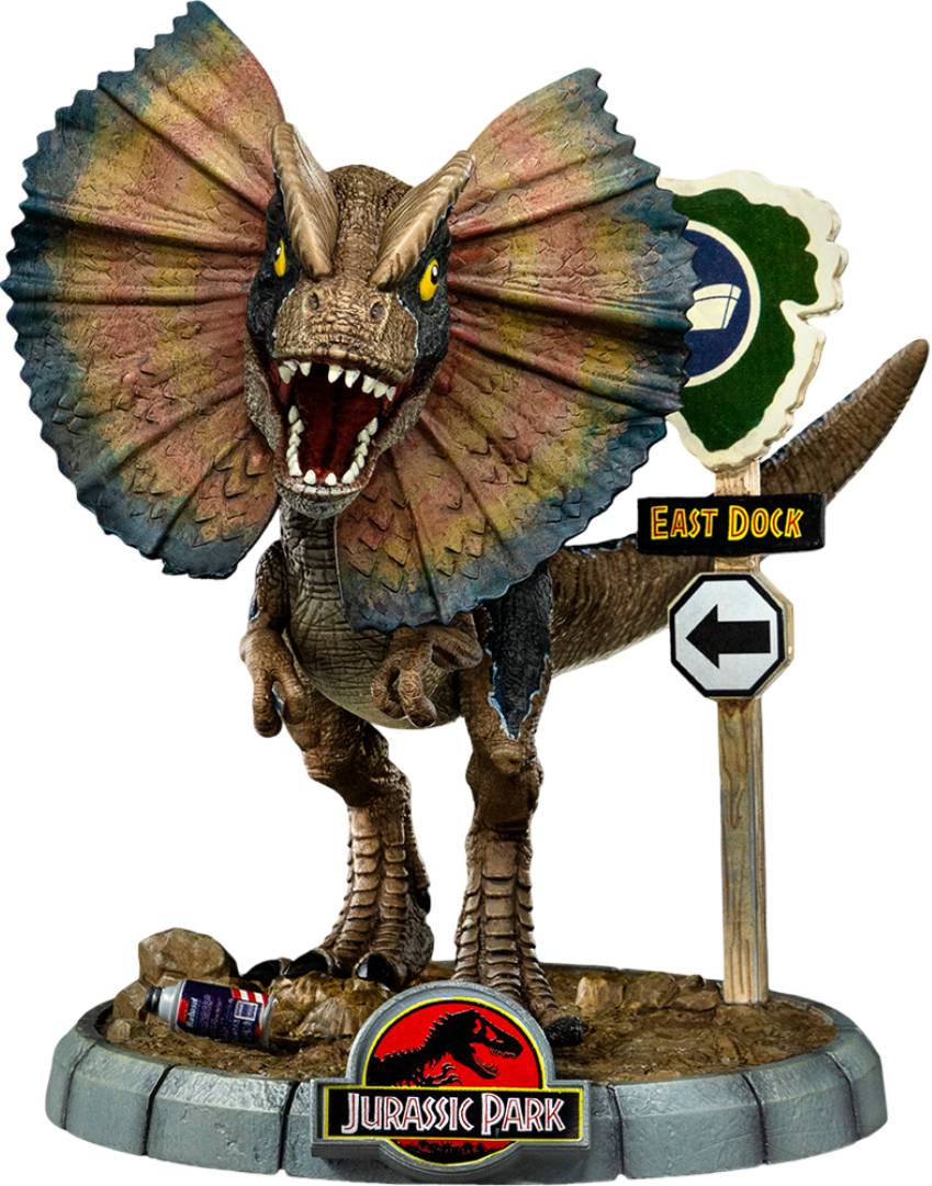 Коллекционная фигурка Iron Studios JURASSIC PARK Dilophosaurus 12 см (UNIVJP97723-MC) - Фото 1