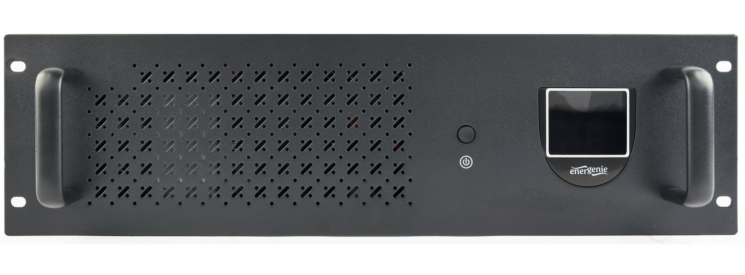 Джерело безперебійного живлення EnerGenie 2000VA LCD USB (UPS-RACK-2000) - Фото 1