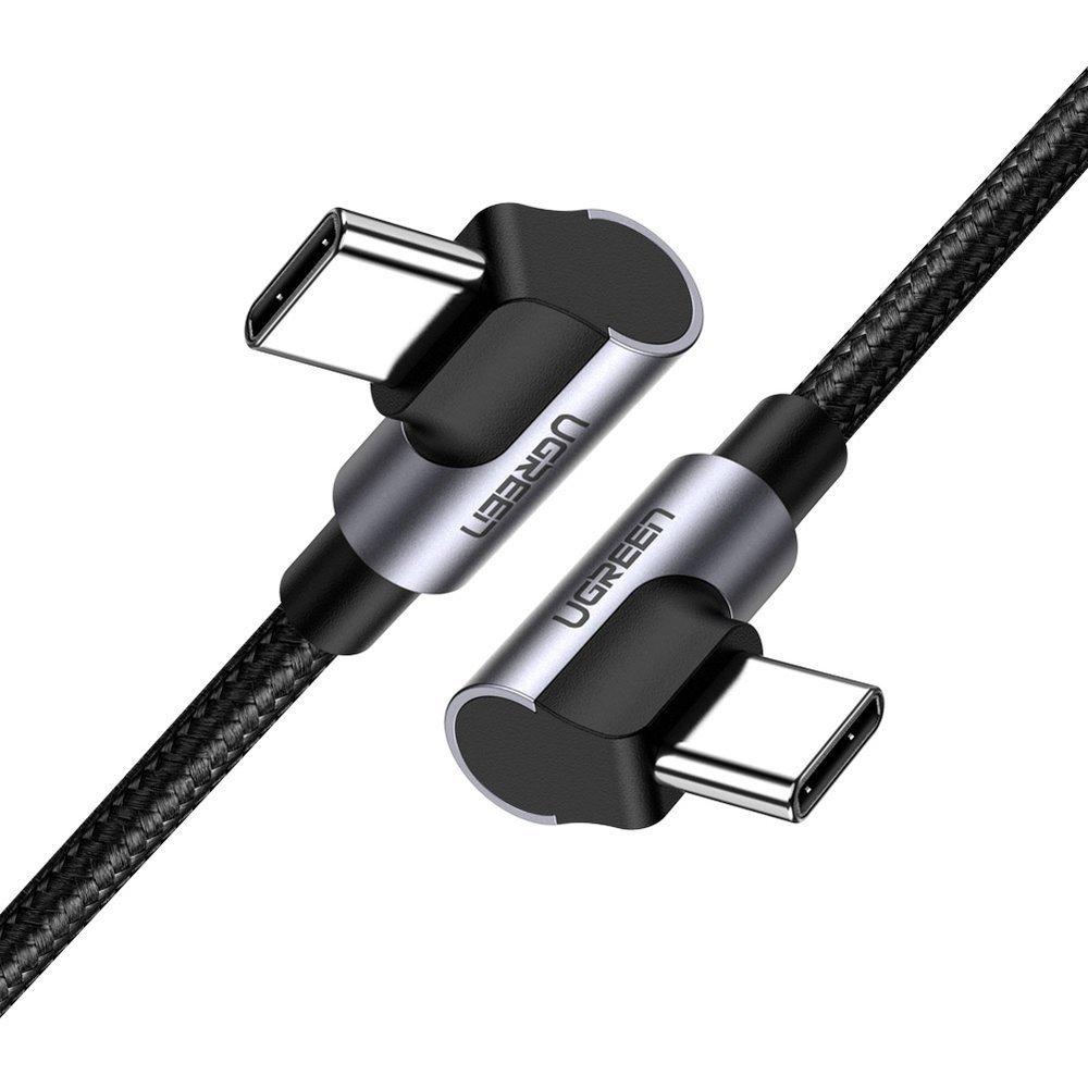 Кабель синхронизации данных UGREEN US323 USB 2.0 Type-C M-M 2 m 20V/3A 60W Black (70531) - Фото 1