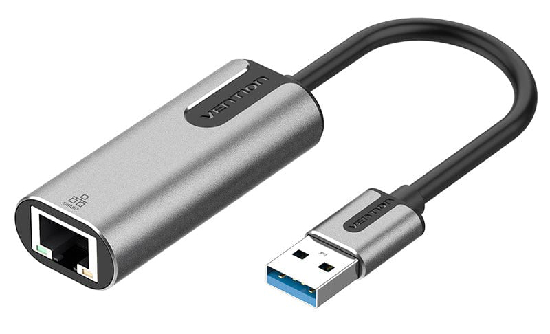 Переходник USB- RJ-45 Vention USB 3.0 - RJ45 Black (CEWHB) купить ...