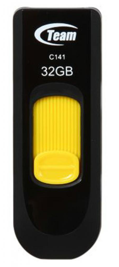 Флеш USB Team C141 Yellow 32 GB (TC14132GY01) - Фото 1