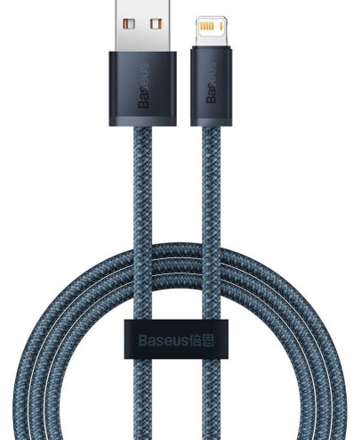 Кабель синхронизации данных Baseus USB to Lightning 2.4A 1m (CALD000416) - Фото 1