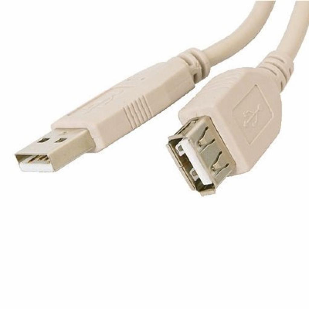 Кабель USB type A - USB type A Atcom USB 2.0 AM/AF 0.8m (3788) - Фото 1