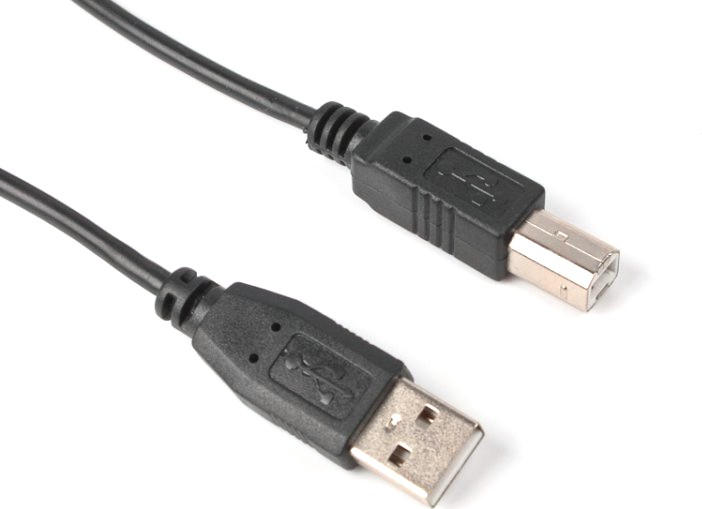 Кабель USB type A - USB type B Maxxter USB 2.0 AM - USB 2.0 BM 1.8m (U-AMBM-6) - Фото 1