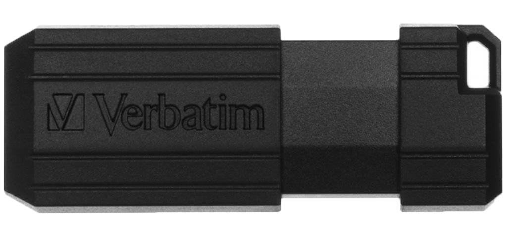 Флеш USB Verbatim 64GB Store n Go PinStripe Black USB 2.0 (49065) - Фото 1