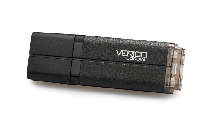 Флеш USB Verico Cordial 4 GB Black (1UDOV-MFBK43-NN) - Фото 1