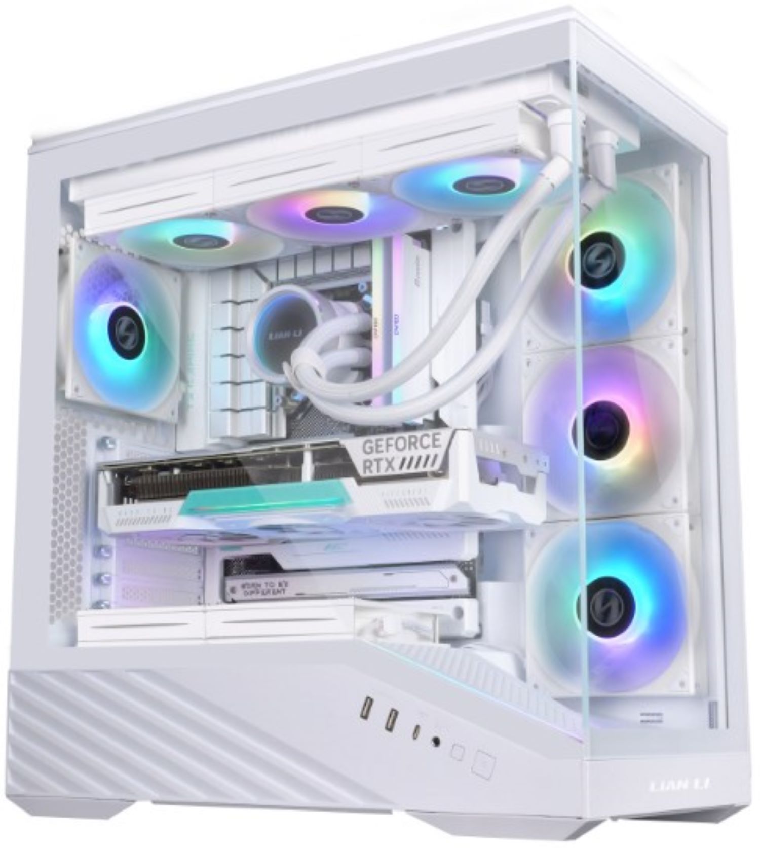 Купить Корпус Lian Li V100R White (G99.V100RW.01) - Фото 1 Корпус Lian Li V100R White (G99.V100RW.01) - Фото 1