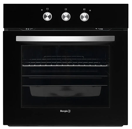Духовой шкаф электрический Borgio OFA 206.02 V Black Glass - Фото 1