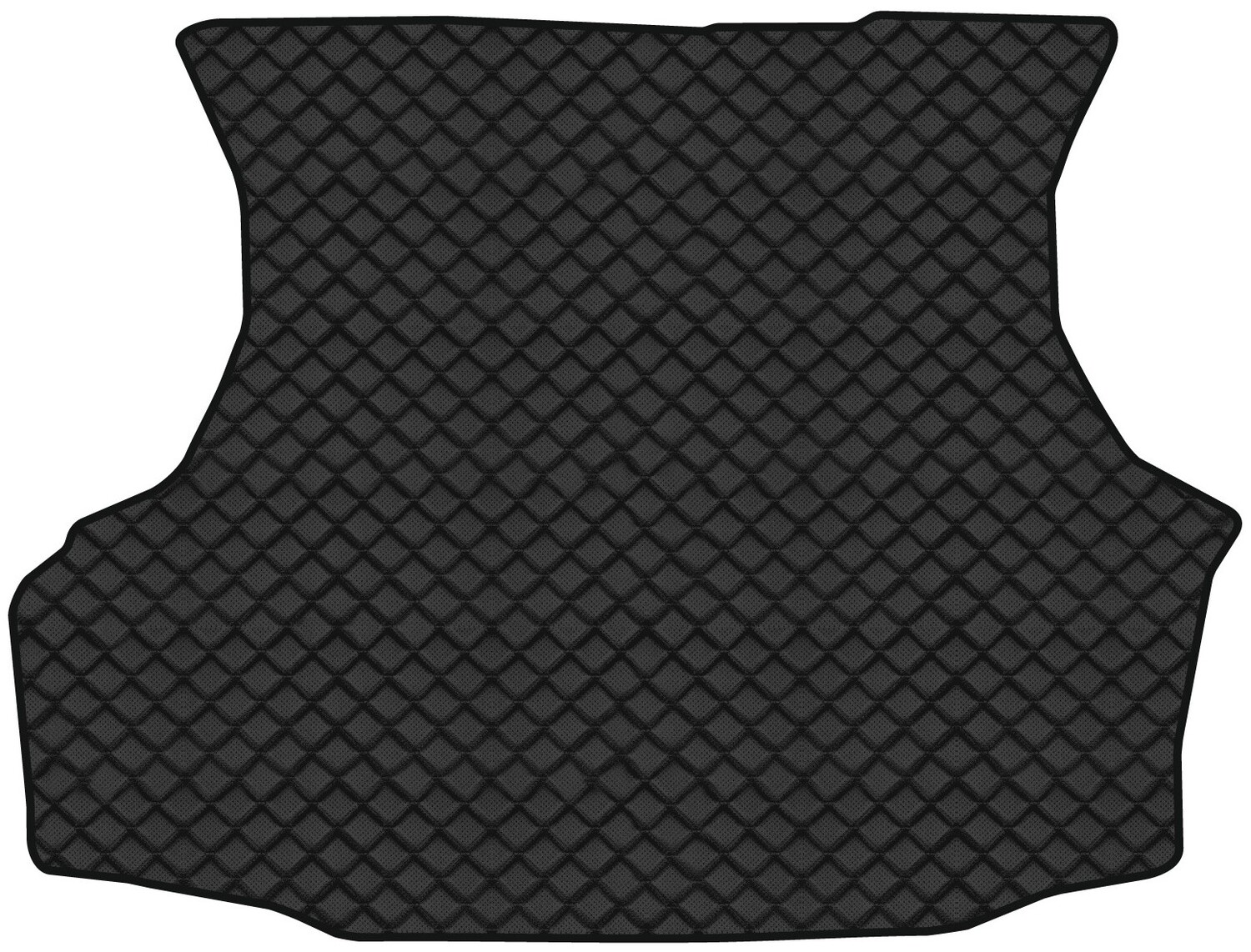 Килимок з екошкіри в багажник авто EVAtech для 2115 ВАЗ 1997-2012 1 покоління Sedan EU (VA51006B1BBB) - Фото 1