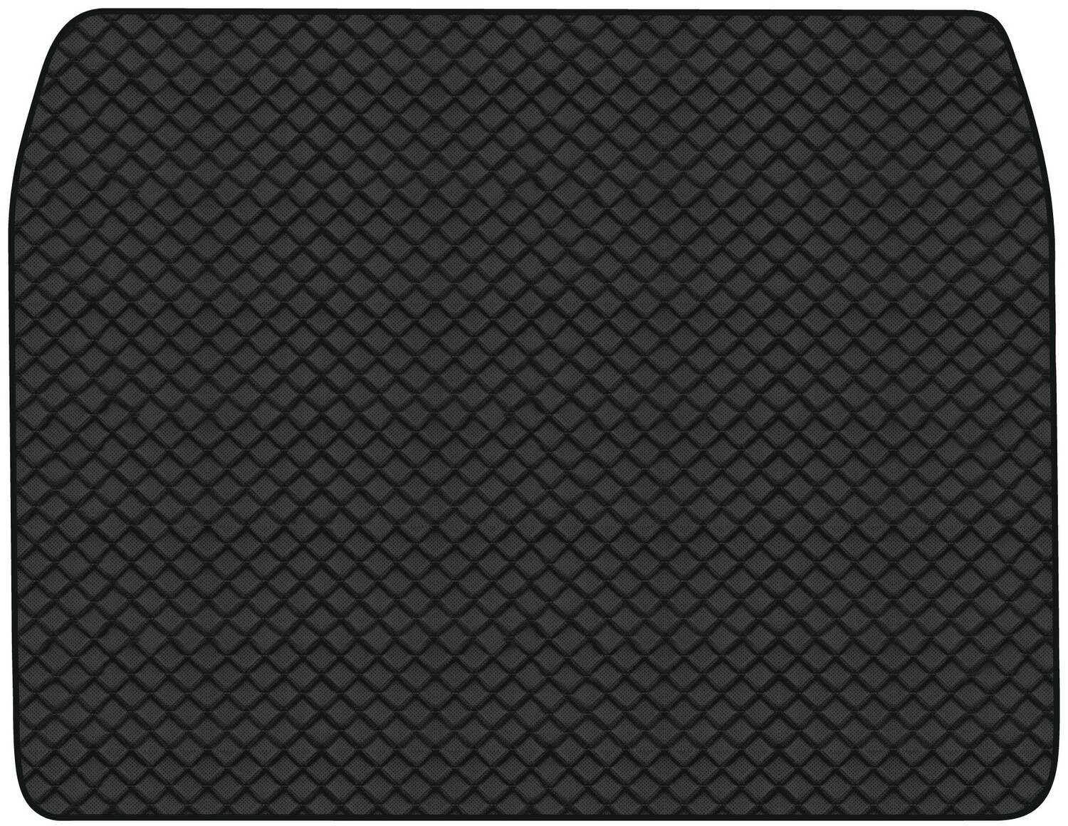 Килимок з екошкіри в багажник авто EVAtech для 2106 ВАЗ 1976-2006 1 покоління Sedan EU (VA51322B1BBB) - Фото 1