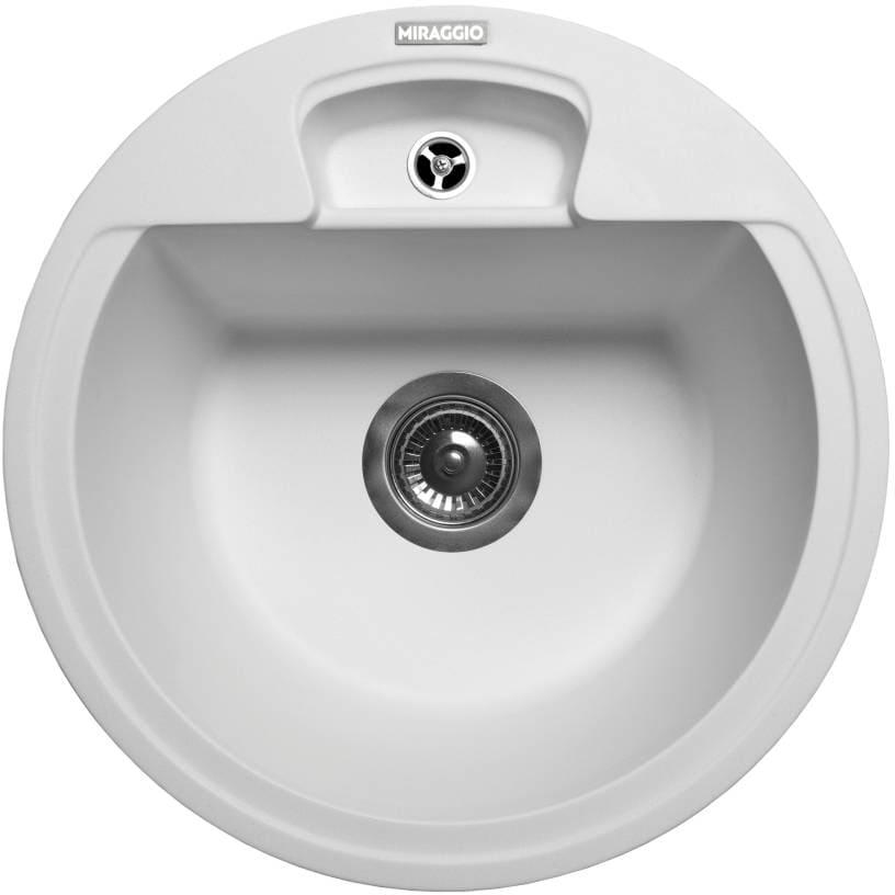 Купить Мойка кухонная Miraggio VALENCIA White - Фото 1 Мойка кухонная Miraggio VALENCIA White - Фото 1
