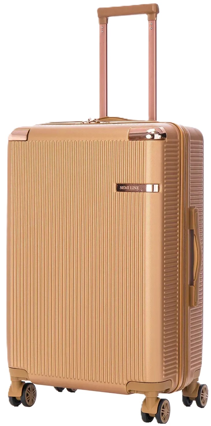 Чемодан Semi Line M Gold (T5663-4) - Фото 1