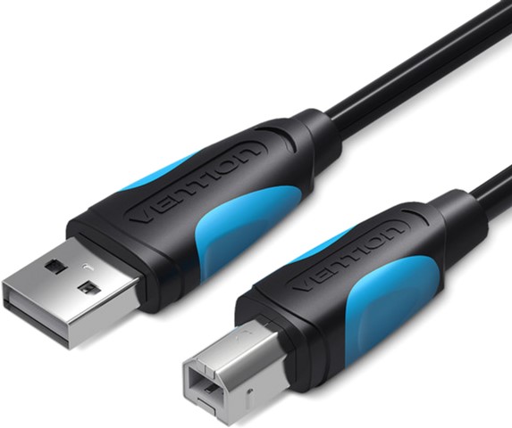 Кабель USB type A - USB type B Vention USB A Male - B Male Print 1m (VAS-A16-B100) - Фото 1