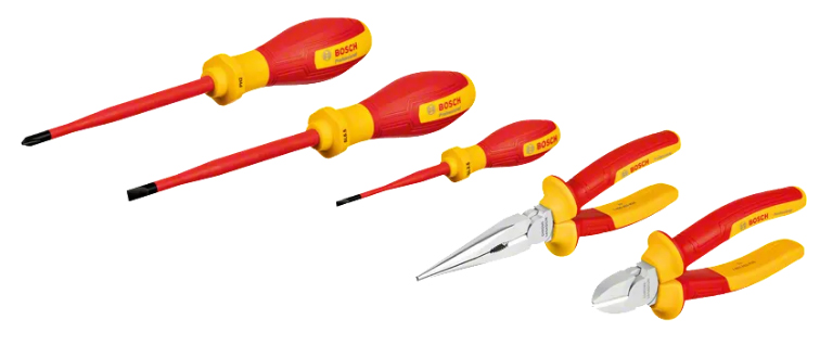 Набор инструментов Bosch Professional 5 шт. VDE (1.600.A02.NG2) - Фото 1