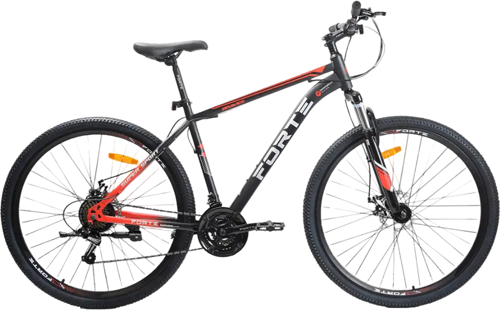 Купити Двоколісний велосипед Forte BRAVES Black - Фото 1 Двоколісний велосипед Forte BRAVES Black - Фото 1
