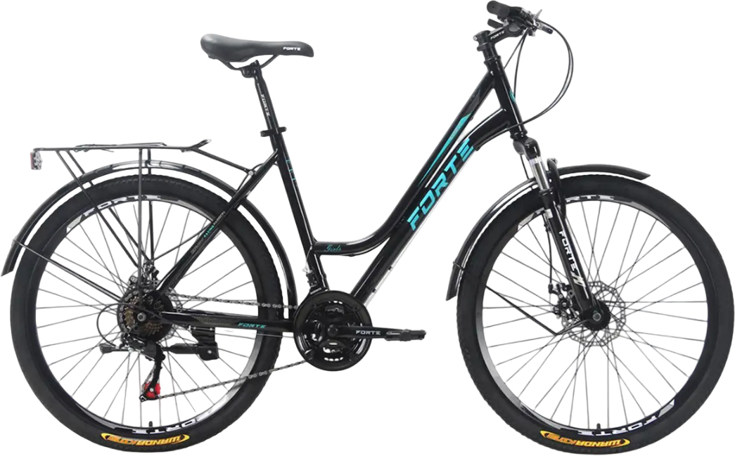 Купити Двоколісний велосипед Forte EVRIKA 25.2619-01A Black - Фото 1 Двоколісний велосипед Forte EVRIKA 25.2619-01A Black - Фото 1