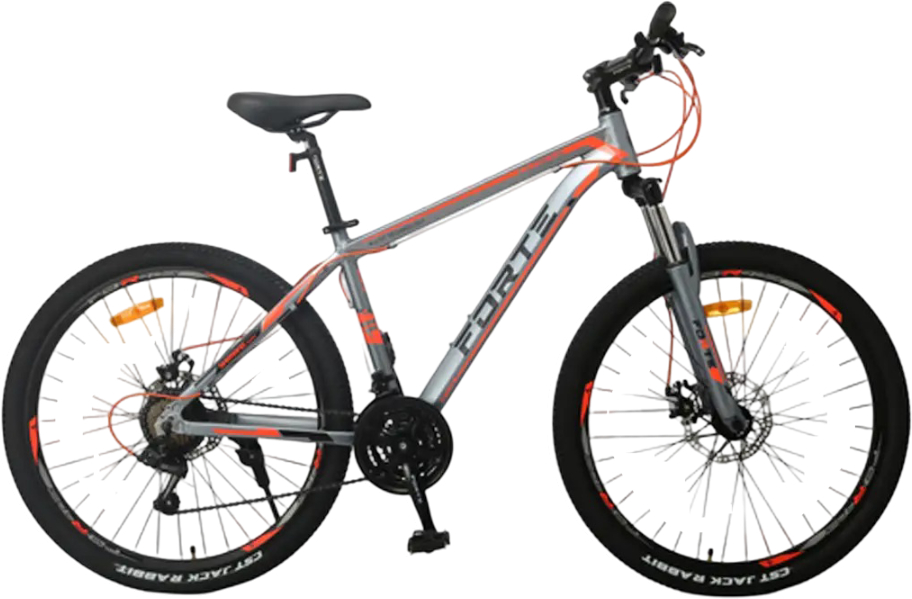 Купити Двоколісний велосипед Forte Extreme 27.5"/19" Gray/Red - Фото 1 Двоколісний велосипед Forte Extreme 27.5"/19" Gray/Red - Фото 1