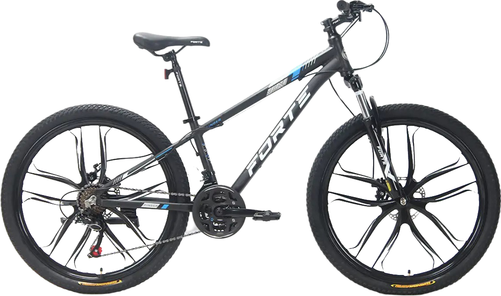 Купити Двоколісний велосипед Forte FINDER 25.2412-02S к24" р12" Black/Blue - Фото 1 Двоколісний велосипед Forte FINDER 25.2412-02S к24" р12" Black/Blue - Фото 1