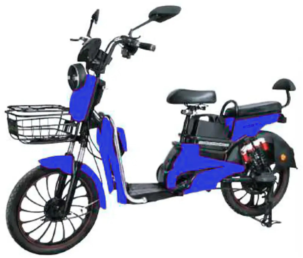 Электроскутер Forte CLEO Blue (+Аккумулятор 12V15A/12А 5 шт.) - Фото 1