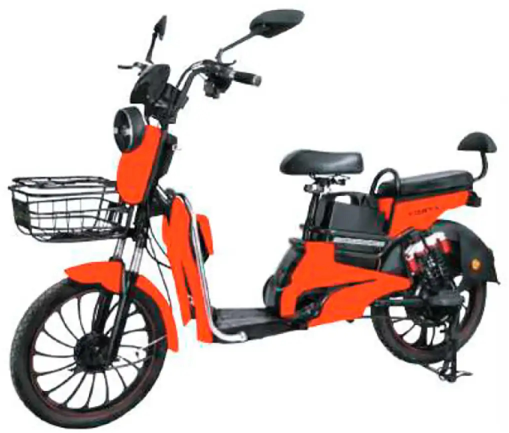 Электроскутер Forte CLEO Red (+Аккумулятор 12V15A/12А 5 шт.) - Фото 1