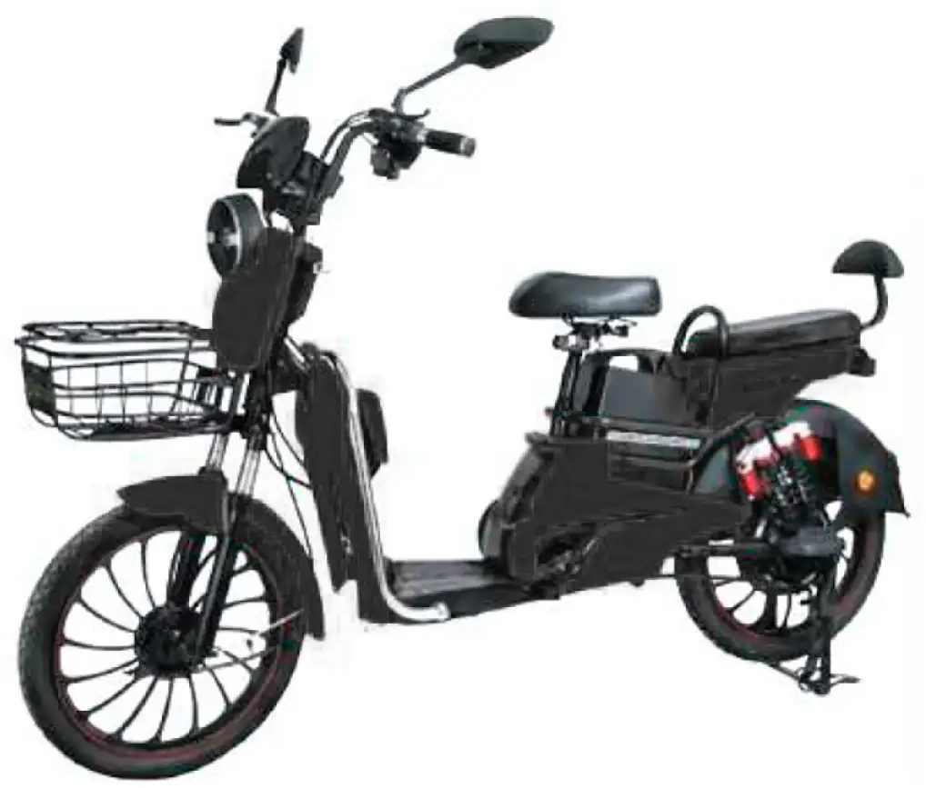 Электроскутер Forte CLEO Black (+Аккумулятор 12V15A/12А 5 шт.) - Фото 1