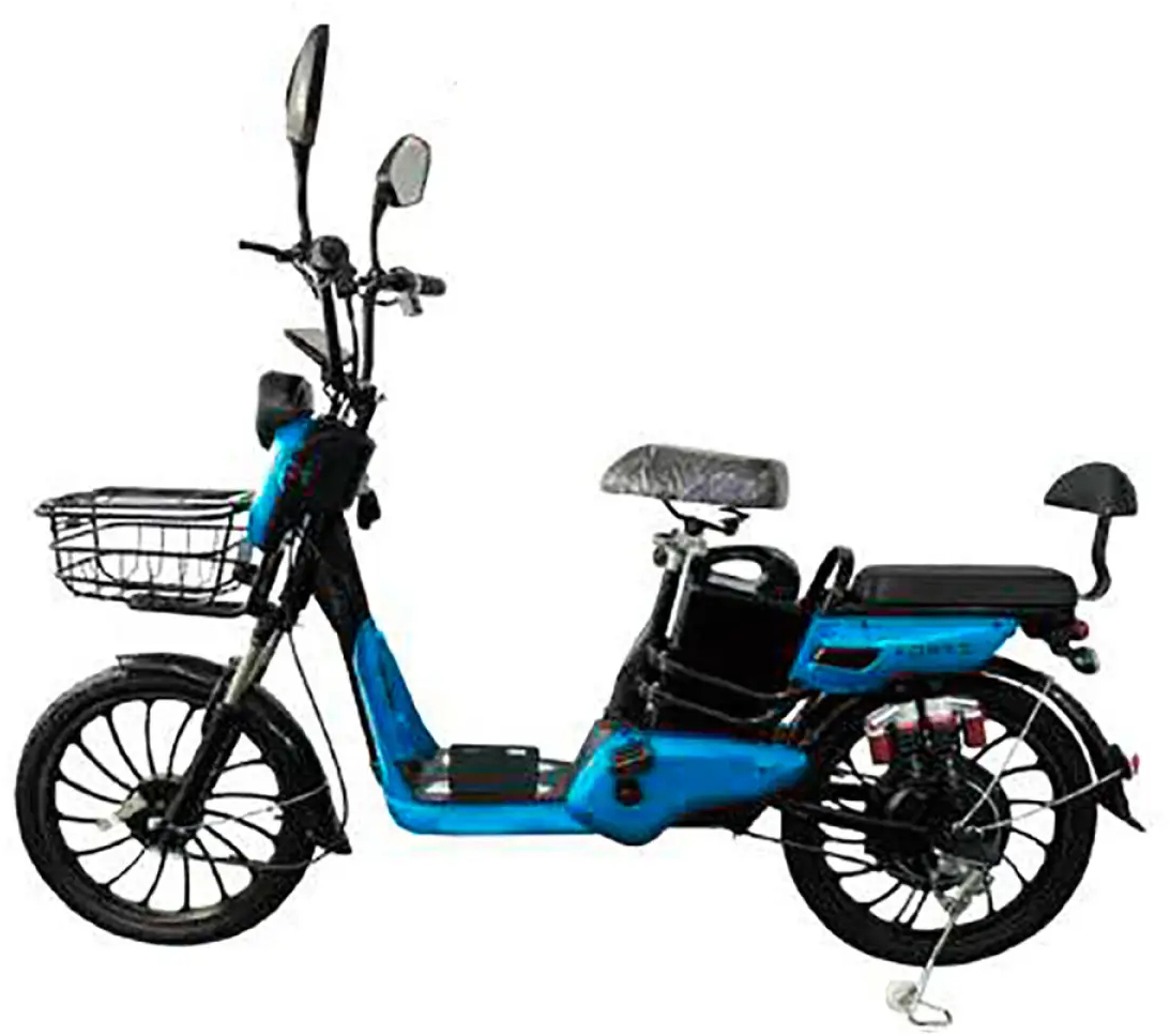 Электроскутер Forte UNO Blue (+Аккумулятор 12V15A/12А 4 шт.) - Фото 1