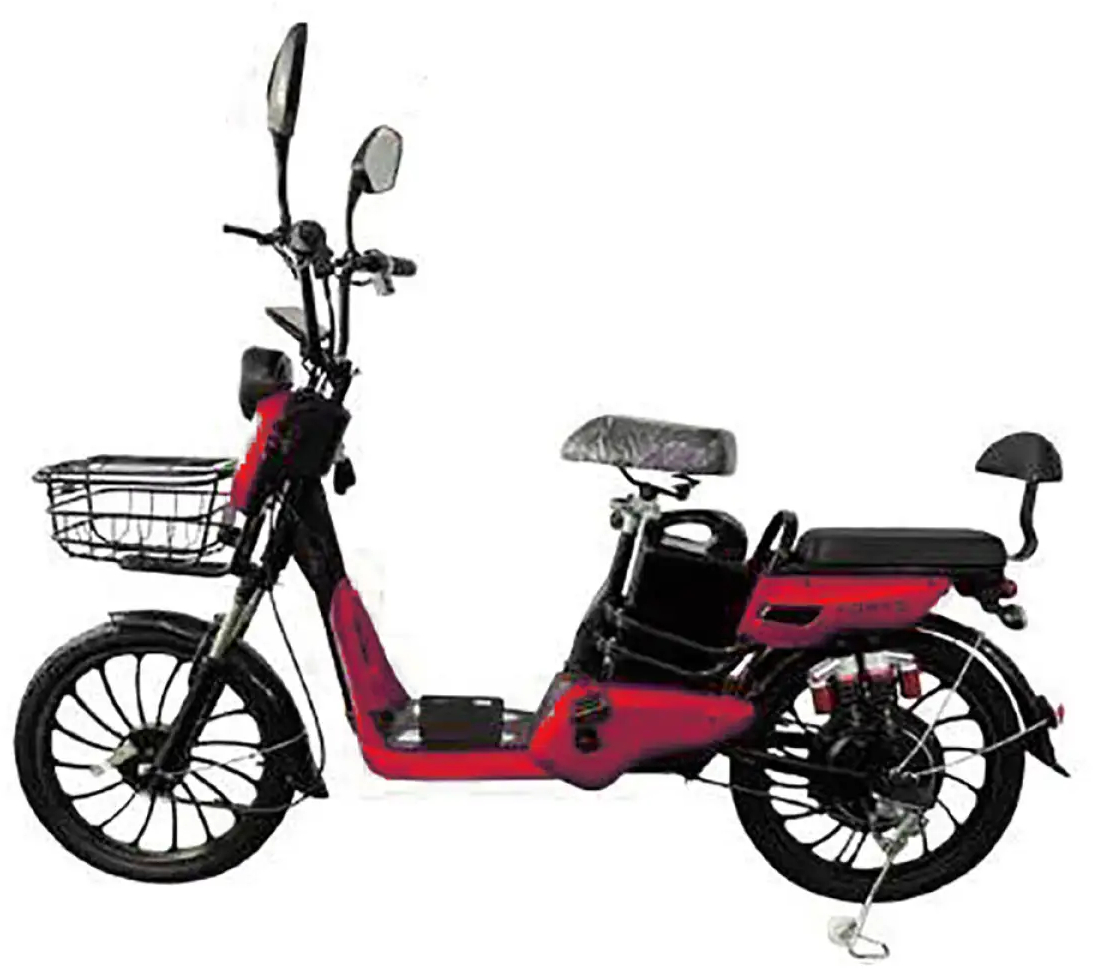 Электроскутер Forte UNO Red (+Аккумулятор 12V15A/12А 4 шт.) - Фото 1