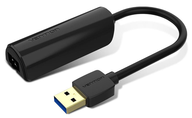 Переходник USB- RJ-45 Vention USB 2.0 - RJ45 Black (CEGBB) - Фото 1