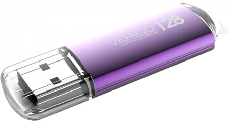 Флеш USB Verico 128Gb Wanderer Purple (1UDOV-M4PEC3-NN) - Фото 1
