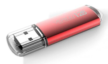 Флеш USB Verico 128Gb Wanderer Red (1UDOV-M4RDC3-NN) - Фото 1