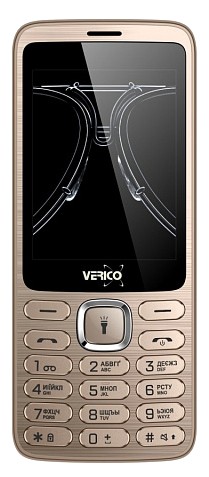 Мобильный телефон Verico Classic C285 Gold - Фото 1