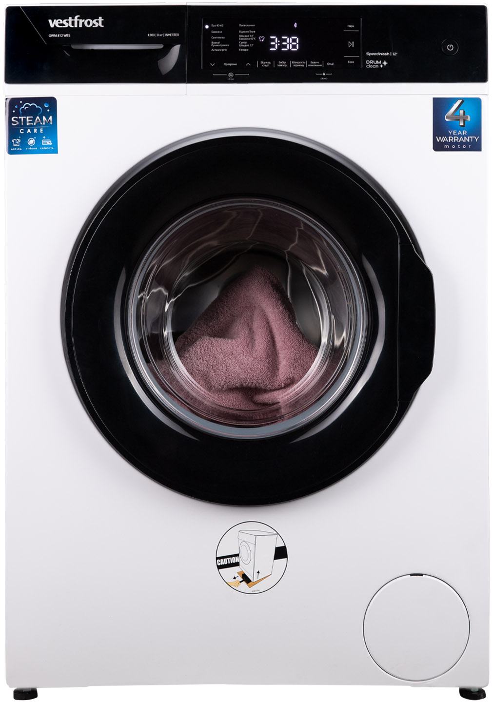 Стиральная машина Vestfrost GWM812WBS - Фото 1