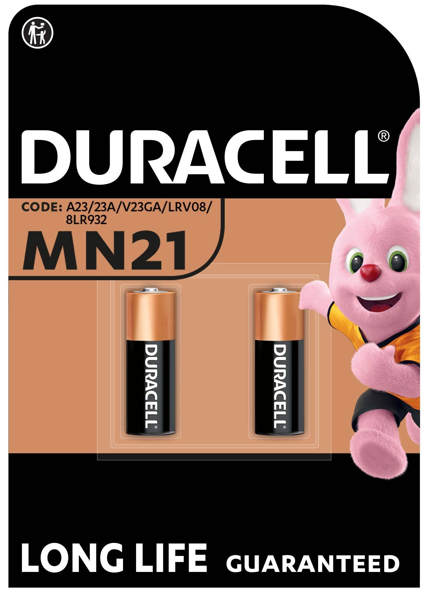 Батарейка тип MN21 Duracell MN21 2шт. - Фото 1
