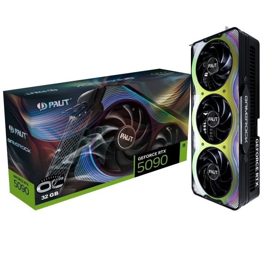 Відеокарта Palit GF RTX 5090 32GB GDDR7 GameRock OC (NE75090S19R5-GB2020G) - Фото 1