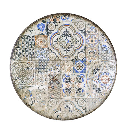 Тарелка десертная Wilmax Vintage Mosaic Graphics 19 см (WL-671302 / A) - Фото 1
