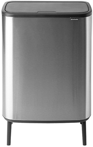 Бак для мусора Brabantia Bo Touch Bin Hi 2х30 л 130649 - Фото 1