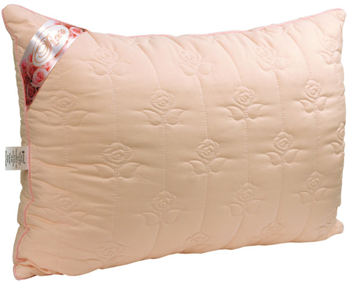 Подушка стандартна Руно 50х70 з волокна рози (310.52Rose Pink) - Фото 1