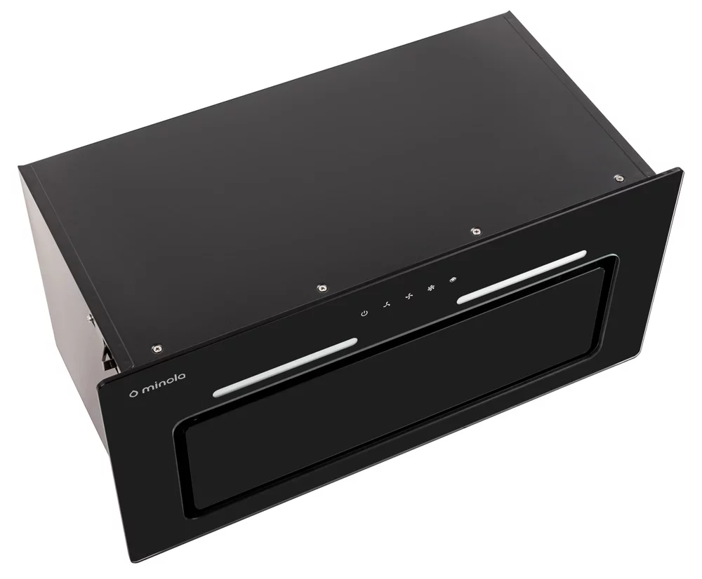 Вытяжка встраиваемая Minola HBI 6873 BL GLASS 1200 LED Line - Фото 1