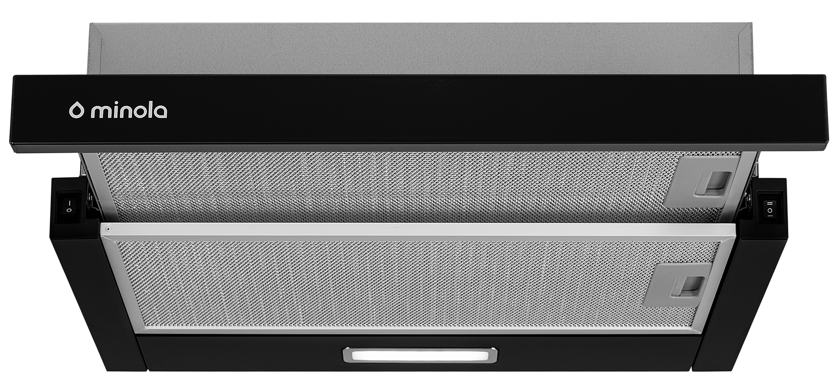 Вытяжка встраиваемая Minola HTL 614 BL LED - Фото 1