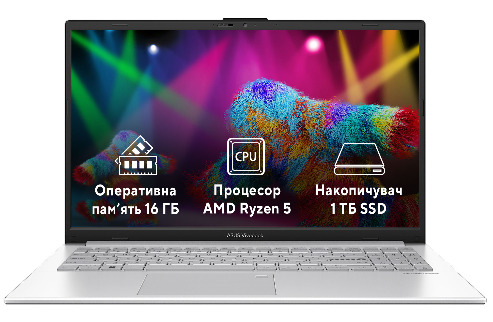 Ноутбук Asus Vivobook Go 15 E1504FA-BQ1197 Cool Silver - Фото 1