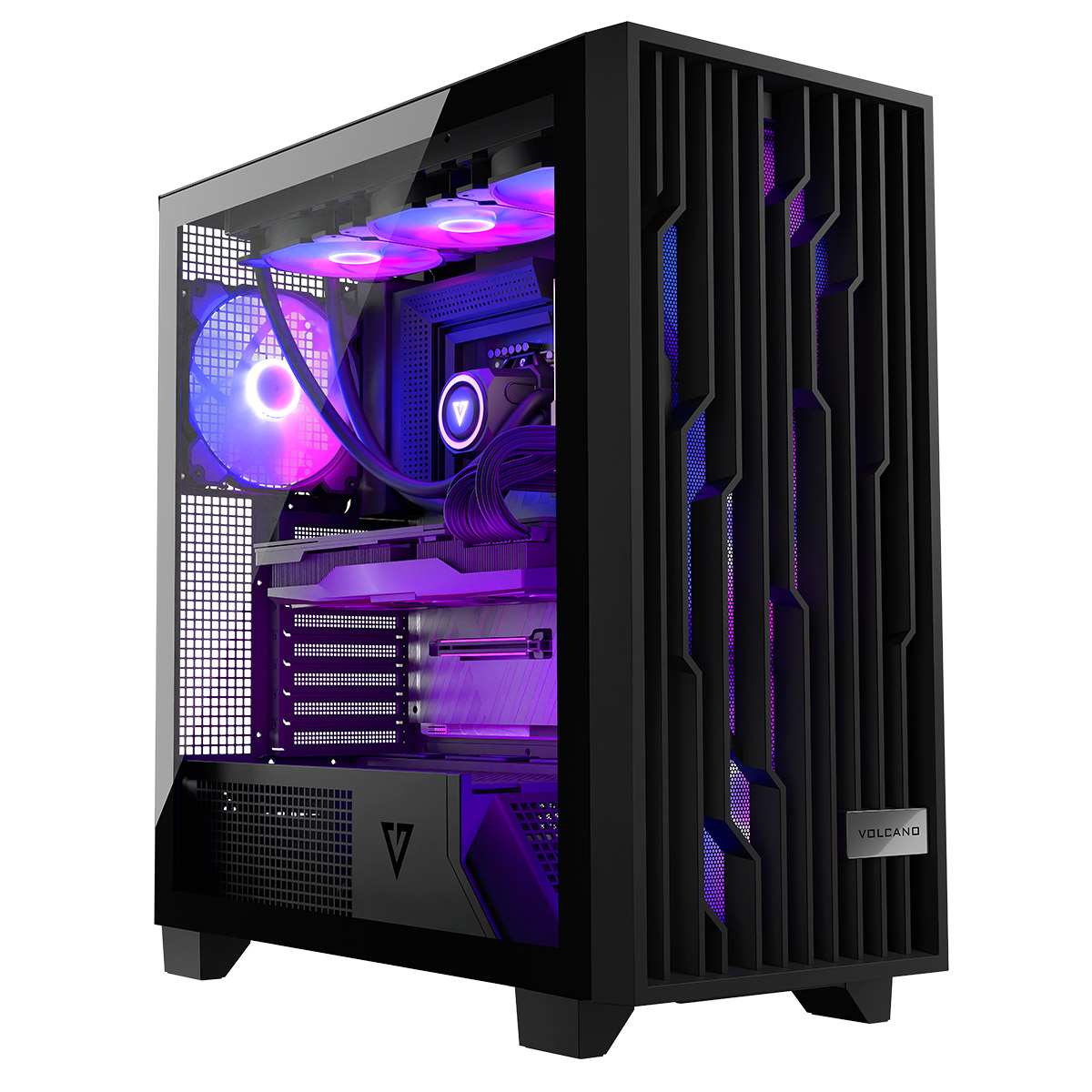 Корпус Modecom VOLCANO PERUN APEX ARGB MIDI BLACK (AT-PERUN-4F-ARGB-10-00000) - Фото 1