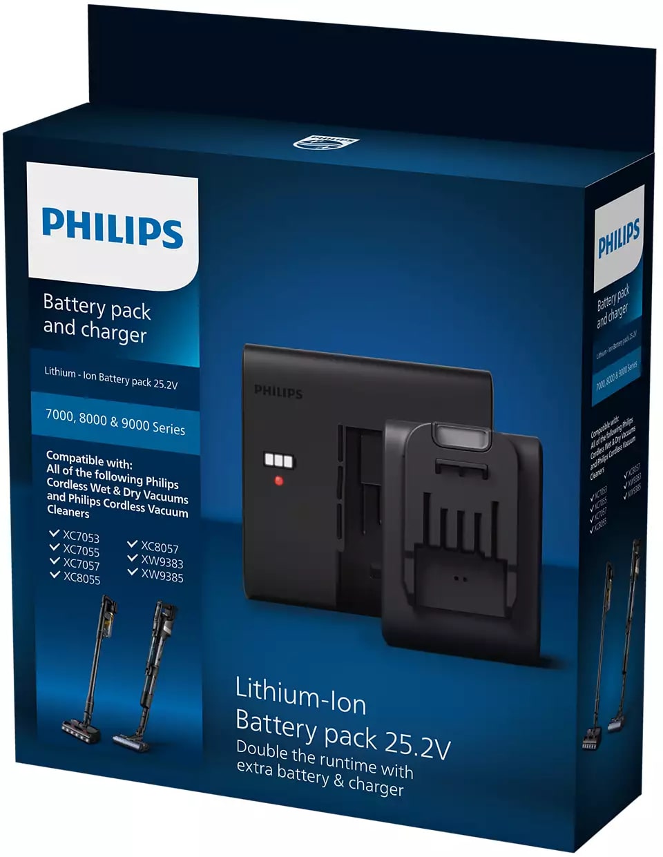 Акумулятор для ручного пилососу Philips XV1797/01 з зарядним пристроєм - Фото 1