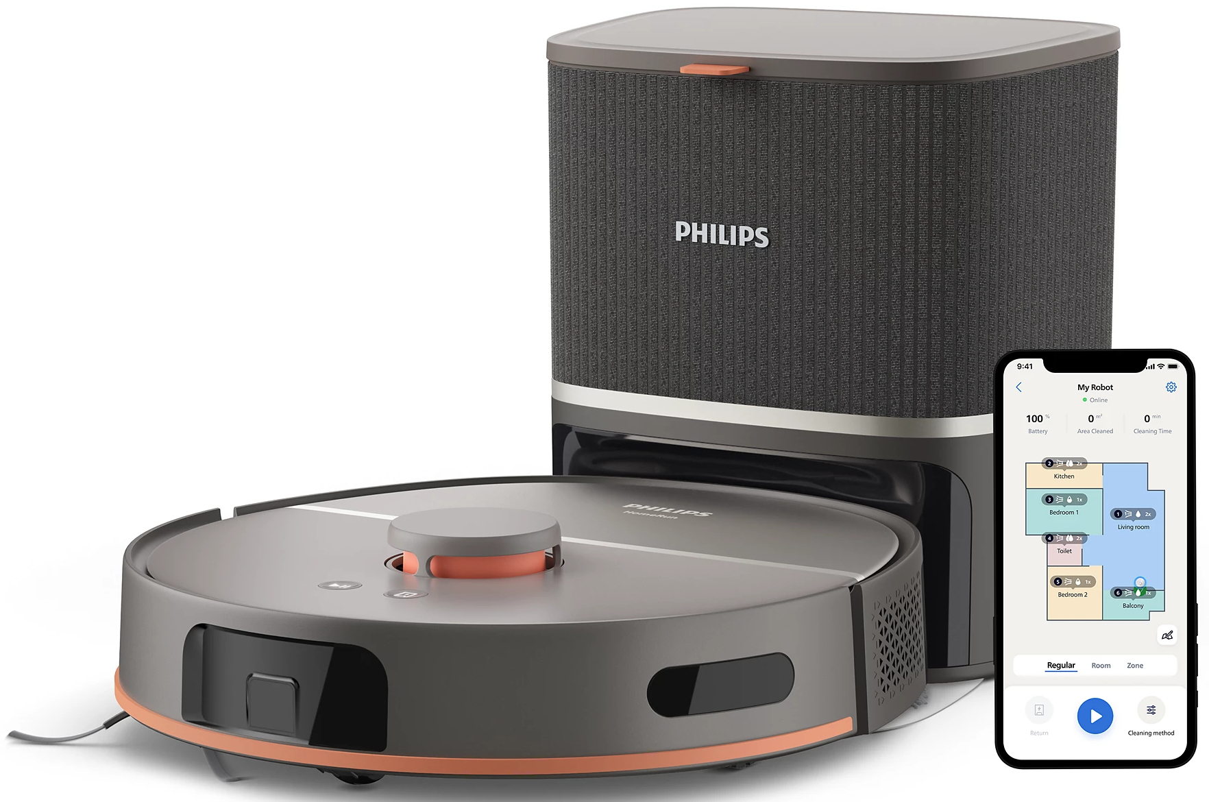 Робот-пилосос миючий Philips XU5100/10 - Фото 1
